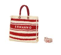 ERMANNO FIRENZE Tote Ashley Stripe Red