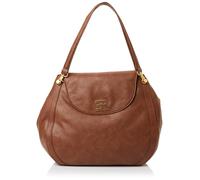 ERMANNO FIRENZE Veda, Large Shoulder Bag Unisex-Adulto, Marrone Tan