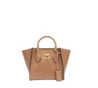 Ermanno Scervino, ,Bags ,Donna ,Beige ,ONE SIZE Borsa Coco in pelle con stampa animalier