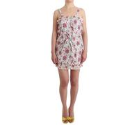 Ermanno Scervino Beachwear Pink Floral Beach Mini Dress Short - IT46