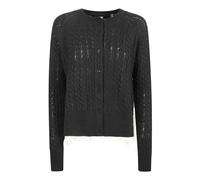 Ermanno Scervino - Cable-Knit Cardigan - - Knitwear - Donna - Nero - S