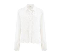Ermanno Scervino - Camicia con Inserti in Pizzo - - Blouses & Shirts - Donna - Bianco - S