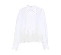 Ermanno Scervino - Camicia di cotone ricamata - - Blouses & Shirts - Donna - Bianco - S