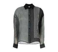 Ermanno Scervino - Camicia in Crêpe Stampata - - Blouses & Shirts - Donna - Multicolore - S