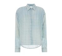 Ermanno Scervino - Camicia in Seta Stampata - - Blouses & Shirts - Donna - Blu - S