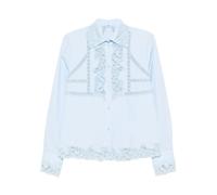 Ermanno Scervino - Camicia Ricamata - - Blouses & Shirts - Donna - Blu - S