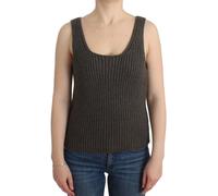 Ermanno Scervino Gray Knit Top Knitted Sweater Merino Wool - IT42 | S