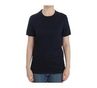 Ermanno Scervino - Maglione Blu in Cotone con Girocollo - - Tops - Donna - Blu - M