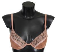 Ermanno Scervino Nude Lace Push Up Silk Underwear - IT2 | S