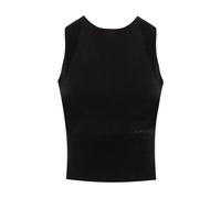 Ermanno Scervino, ,Tops ,Donna ,Nero ,M Top a Costine con Girocollo e Logo