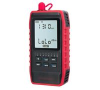 Ermenrich NetGeeks NU20 Multimetro Ottico Misuratore Potenza Fibra 850-1625nm Tester Cavi RJ45 FC/SC/ST 6 Lunghezze D’Onda -60~8 dBm Test Continuità Display LCD Auto Spegnimento Portatile