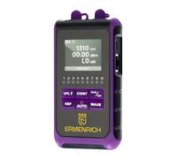 Ermenrich NetGeeks NU25 Multimetro Ottico Misuratore Potenza Fibra 850-1625nm Tester Cavi RJ45 FC/SC/ST 6 Lunghezze D’Onda -60~+8 dBm Test Continuità Frequenza QC VFL Display LCD Auto-Off