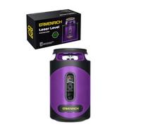 Ermenrich PLUS LN40 Livella Laser Autolivellante Modalità Impulsi 30 m Raggio Verde 5 Linee - 360° - IP54 Compatta Ricaricabile Staffa a L Tipo C Inclusa