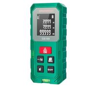 Ermenrich Reel PLUS GS100 Misuratore Laser 100M Portatile con Doppia Livella a Bolla Strumento di Misurazione Distanza Area Volume Modalità Pitagora Cambio Unità Display LCD Memoria