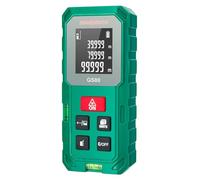 Ermenrich Reel PLUS GS80 Misuratore Laser 80M Portatile con Doppia Livella a Bolla Strumento di Misurazione Distanza Area Volume Modalità Pitagora Cambio Unità Display LCD Memoria