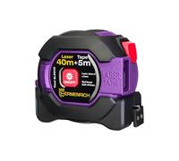 Ermenrich Reel SLR540 Misuratore Laser a Nastro Digitale 40M Display LCD Retroilluminato Blocco Automatico Funzione Memoria Unità in Pollici Piedi Metri per Fai Da Te Edilizia Interni Viola