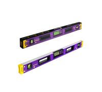 Ermenrich Verk LY80 Livella Digitale Inclinometro 0-360° 2 Bolle 800 mm Precisione ±0.1° Display LCD Spegnimento Automatico Allarme Sonoro IP54 per Edilizia e Fai da Te