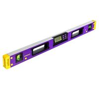 Ermenrich Verk LY80 Livella Digitale Inclinometro 0-360° 2 Bolle 800 mm Precisione ±0.1° Display LCD Spegnimento Automatico Allarme Sonoro IP54 per Edilizia e Fai da Te