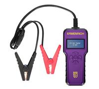 Ermenrich Zing AL40 Tester Batteria, Analizzatore di Stato Batteria, Strumento Diagnostico Auto per Tensione, Resistenza, CCA, Avviamento, Carica, SOH, SOC, Schermo Integrato, Viola