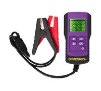 Ermenrich Zing AL45 Tester UPS per Batterie, Analizzatore di Stato Batteria, Strumento Diagnostico Auto per Tensione, Resistenza, CCA, Avviamento, Carica, SOH%, SOC, Schermo Integrato, Viola