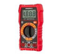 Ermenrich Zing TC07 Multimetro Digitale, Tensione AC/DC, Corrente DC, Resistenza, TRMS, Test Continuità e Diodo, 2000 Conteggi, Display LCD, Data Hold, Torcia, Spegnimento Automatico