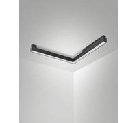 ERMES ANGOLO ESTERNO NERO 3000K 2480LM 20W OPALE DIMMERABILE DALI