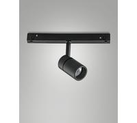 ERMES SPOT 3000K 6W 530lm 48V PER SISTEMA BINARIO 34°dimmerabile dali NERO