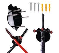 ERMMZHZW Supporto per spada, supporto da parete per spada, supporto per ascia, espositore per spada in acrilico, il supporto per spada può visualizzare due spade o una singola spada contemporaneamente