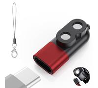 Ermorgen 1 adattatore di ricarica tipo C compatibile con LEDLENSER MH7 MH8 MH11 iH11R ML4 compatibile con caricabatterie magnetico - rosso