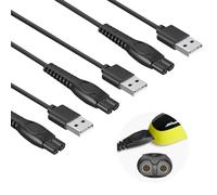 Ermorgen 3 Pezzi Caricabatterie Compatibile con I Rasoi Elettrici Philips - Philips OneBlade Norelco QP2724, PQ888, PQ889 Cavo di Ricarica 5 V [Compatibile Solo con Modelli 5 V]