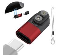 Ermorgen Adattatore di ricarica di tipo C compatibile con i modelli LED-LENSER P&H Adattatore compatibile con il cavo di ricarica del caricatore magnetico - Rosso
