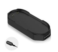 Ermorgen Stazione di Ricarica USB C Compatibile con Registratore Vocale Plaud NotePin, Caricatore Magnetico Portatile, Adattatore di Ricarica di Tipo C per Registratore Vocale NotePin AI - Nero