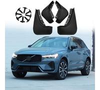 ERMWALR per Volvo Xc60 2018-2023 Parafango - Set di 4 Parafango senza foratura richiesta Auto Parafango flessibile PP Paraspruzzo