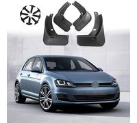 ERMWALR per VW Golf 7 MK7 7.5 MK7.5 2012-2019 Parafango - Set di 4 Parafango senza foratura richiesta Auto Parafango flessibile PP Paraspruzzo