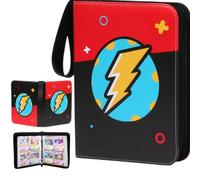 ERNAN Album per Carte, Raccoglitore Carte, Album cartella da Collezione, 50 Pagine 4 Tasche per Pagina Contiene 400,Album di Carte Tascabili Trasparenti e Impermeabili (tail, 400)