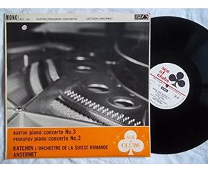 Ernest Ansermet - ACL 161 JULIUS KATCHEN Bartok / Prokofiev Piano Concerto 3 vinyl LP