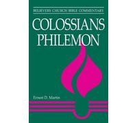 Ernest D. Martin Colossians, Philemon (Tascabile)