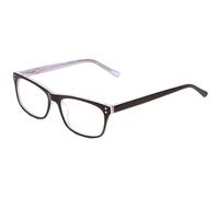 Ernest Hemingway 4684 Unisex Cateye Occhiali da Sole IN Nero Bianco Strass Layer