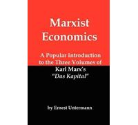 Ernest Untermann Marxist Economics (Tascabile)