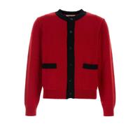 Ernest W. Baker - Contrast Rib Cardigan - - Knitwear - Uomo - Rosso - M