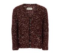 Ernest W. Baker - Kn103Se31 Wool Blend Cardigan - - Knitwear - Uomo - Rosso - M