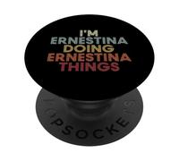 Ernestina Name Ernestina Personalized Name First Given PopSockets PopGrip Adesivo