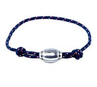 Ernestine - Bracciale Rugby Regolabile, Regalo Perfetto per Giocatori, con Pallone - XV di Francia per Uomo - Rugbyman, Petit