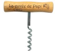 ERNESTINE - Cavatappi Papi - Idea regalo personalizzata per uomo, nonno, compleanno, festa dei nonni - sommelier in legno con incisione - regalo papi - cavatappi professionale