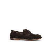 ERNESTO DOLANI Scarpa barca uomo testa di moro in suede 42
