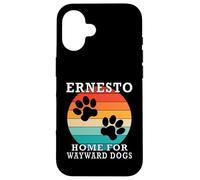 Ernesto Home For Wayward Dogs Cognome Custodia per iPhone 16