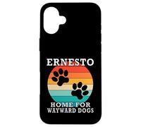 Ernesto Home For Wayward Dogs Cognome Custodia per iPhone 16 Plus