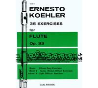 Ernesto kohler : 35 exercises for flute op. 33 volume 3 - flute traversiere