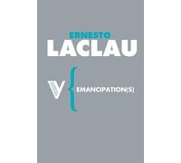 Ernesto Laclau Emancipation(s) (Tascabile) Radical Thinkers Set 02