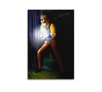 ERNGDFCV Poster decorativo da parete su tela, motivo: Hello Neighbor, stampa moderna, per camera da letto, 30 x 45 cm